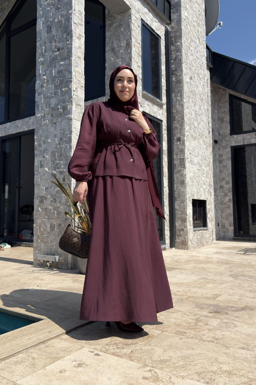 Mona Takım (Koyu Mürdüm)
