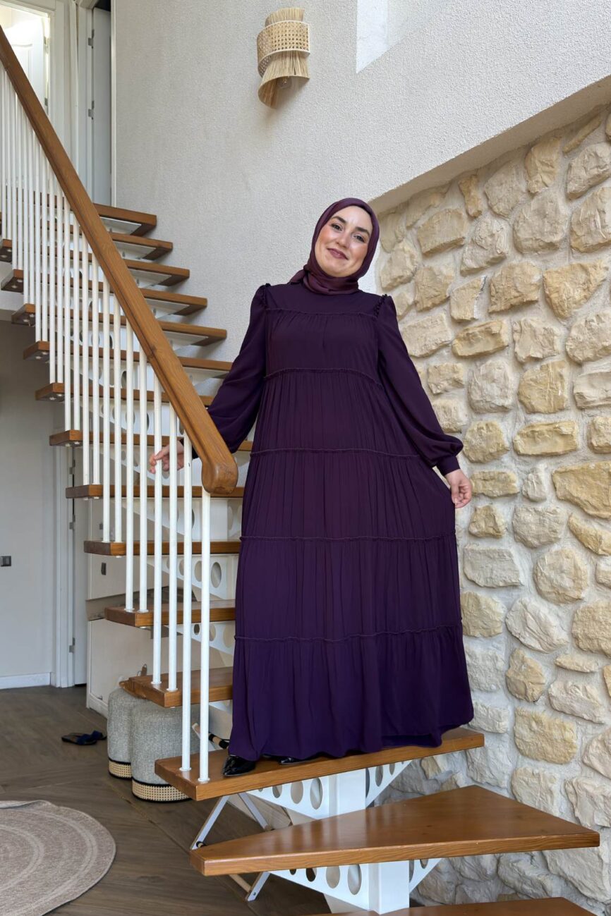 Hafsa Elbise (Mor)